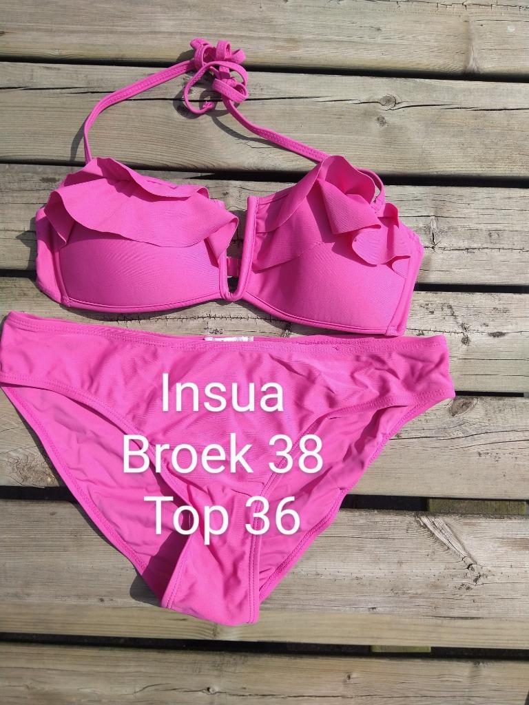 bikini, Kleding | Dames, Ophalen of Verzenden, Zo goed als nieuw, Roze, Bikini