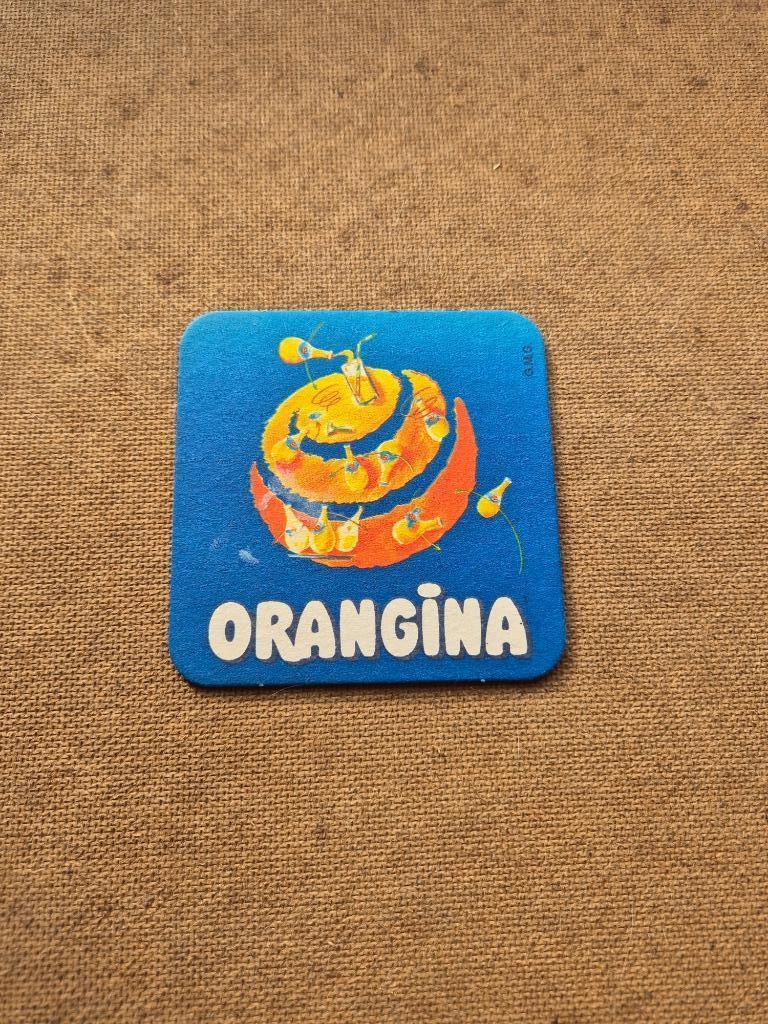Sous bock Orangina (modèle 2), Collections, Enlèvement ou Envoi, Utilisé, Sous-bock, Autres marques