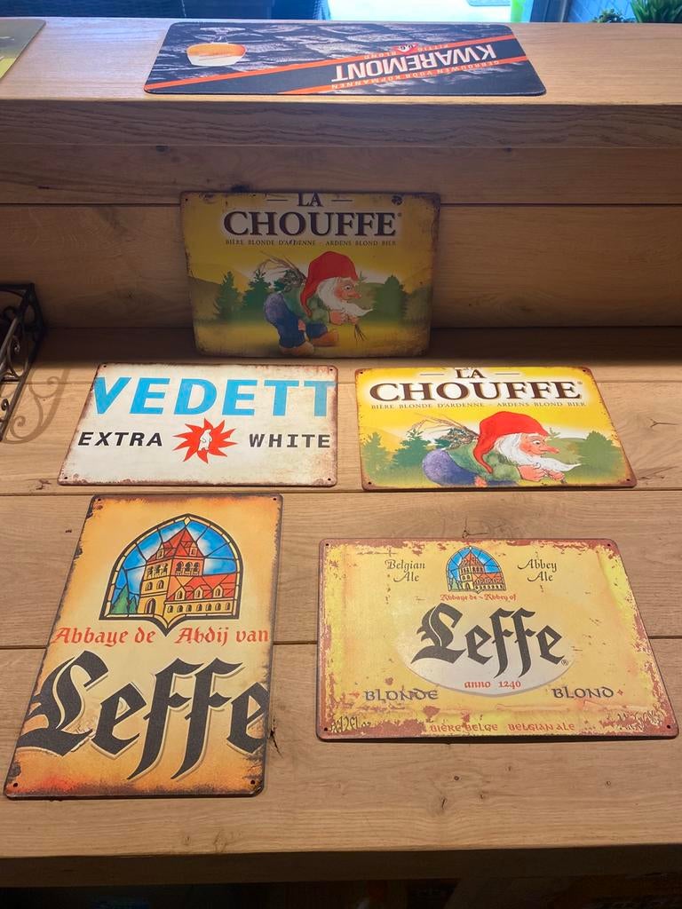 Bier reclameborden, Ophalen of Verzenden, Nieuw, Leffe