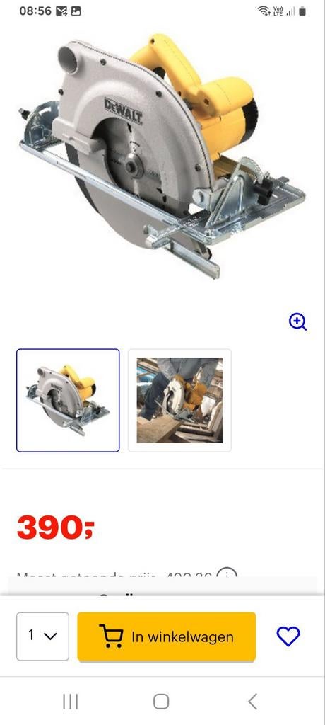 Scie plongeante Dewalt D23700, Enlèvement, Neuf, Scie plongeante