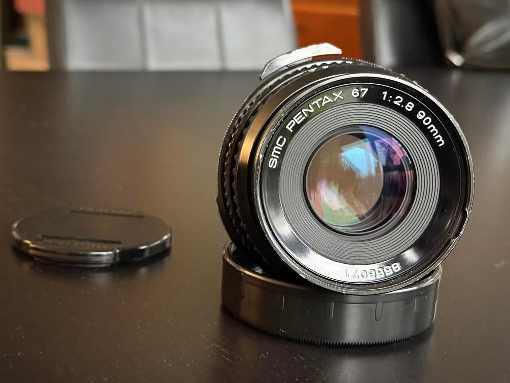 SMC Pentax 67 90mm f2.8 lens, Audio, Tv en Foto, Ophalen of Verzenden, Gebruikt, Standaardlens
