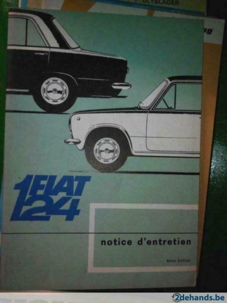 notice Fiat 124, Enlèvement