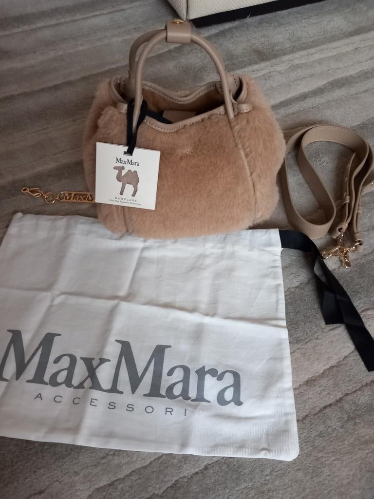 Max Mara Marine tas xs nieuw, Ophalen of Verzenden, Nieuw, Beige, Schoudertasje