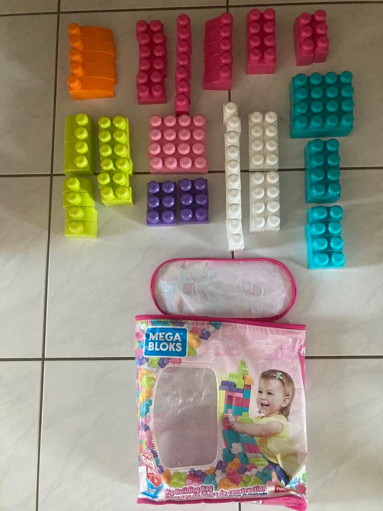 Mega Bloks - First builders 80 stuks, Kinderen en Baby's, Speelgoed | Bouwstenen, Ophalen of Verzenden, Gebruikt, Megabloks