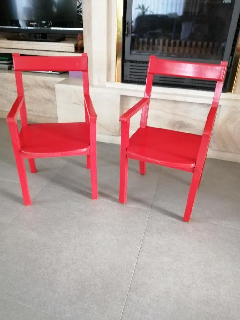 oude houten stoeltjes, Antiek en Kunst, Ophalen of Verzenden