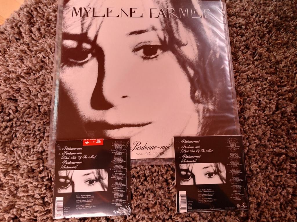 Mylène Farmer - Pardonne-moi (3 pièces), Ophalen, Nieuw in verpakking
