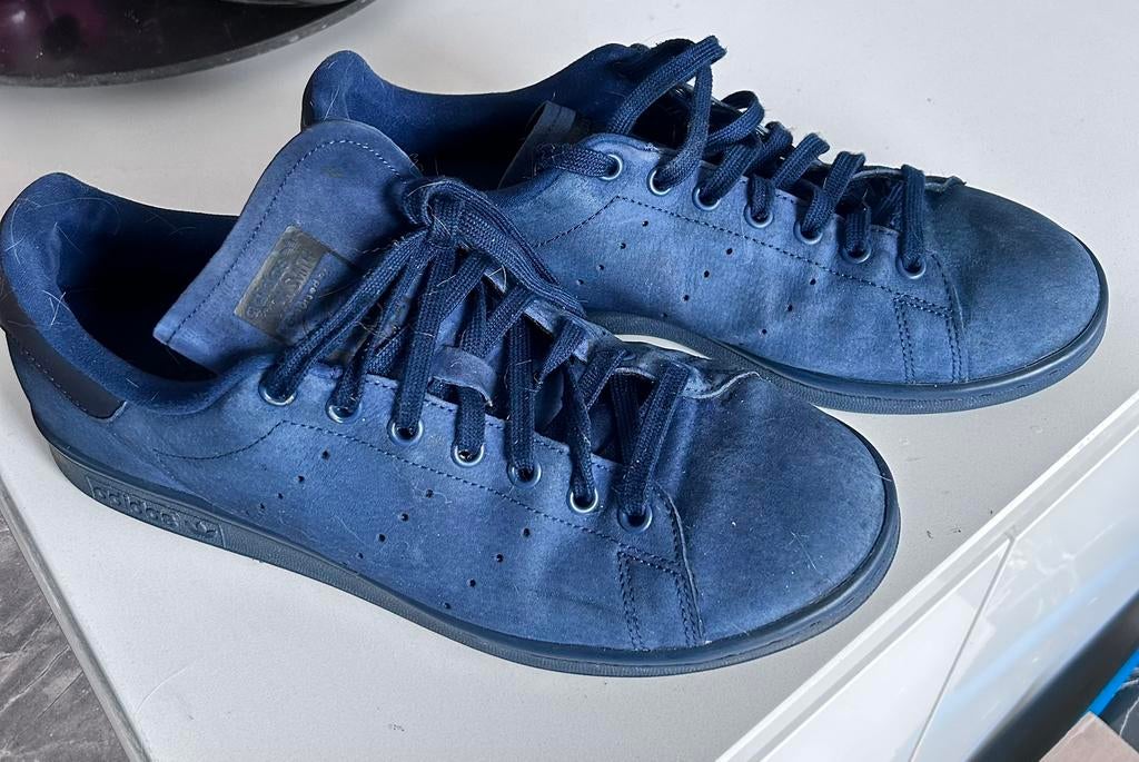 Adidas Stan Smith Mt 44 heren daim blauw, Vêtements | Hommes, Chaussures, Enlèvement ou Envoi, Comme neuf, Bleu