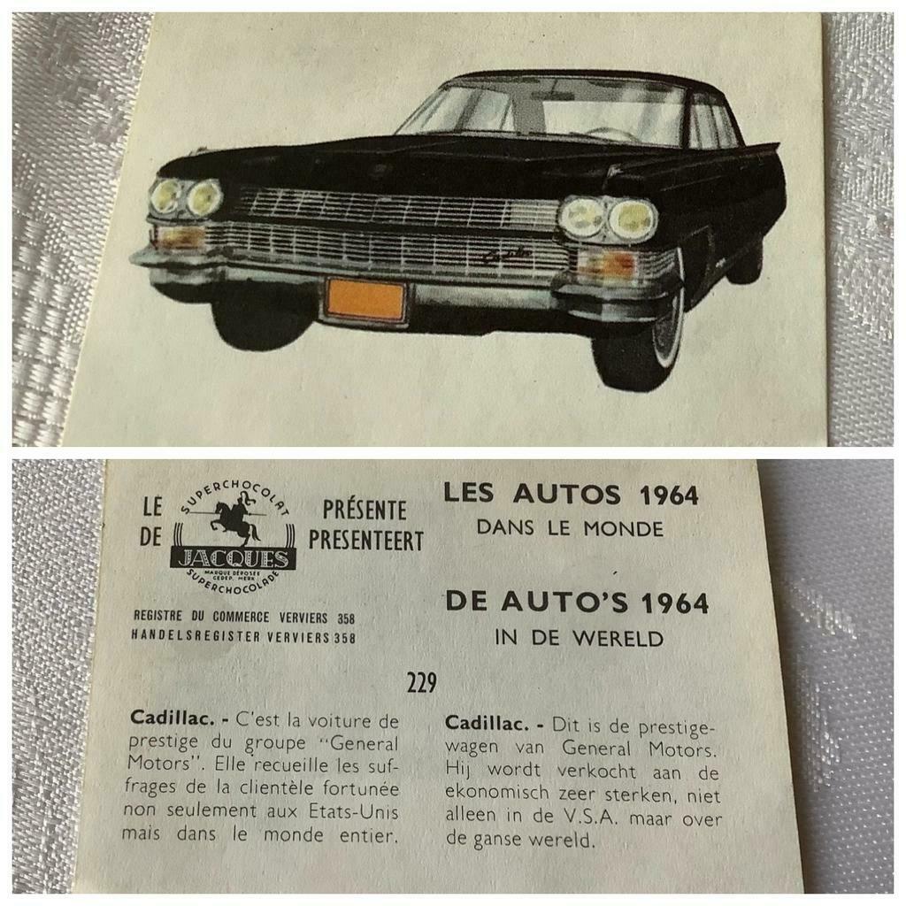 Chocolade Jacques prentje 1964, Verzamelen, Ophalen of Verzenden