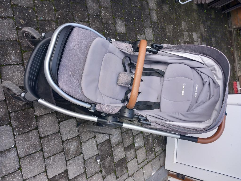 Poussette Maxi-cosi avec assise, cosy, nacelle, Kinderwagen, Gebruikt, Met autostoeltje, Ophalen of Verzenden