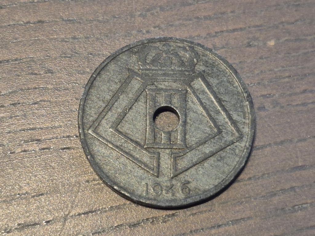 Pièce belge 1946 25 cents, Enlèvement ou Envoi