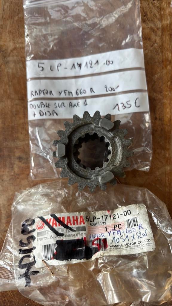 5LP-17121-00 Pignon Raptor 660R, Motoren, Ophalen of Verzenden, Nieuw