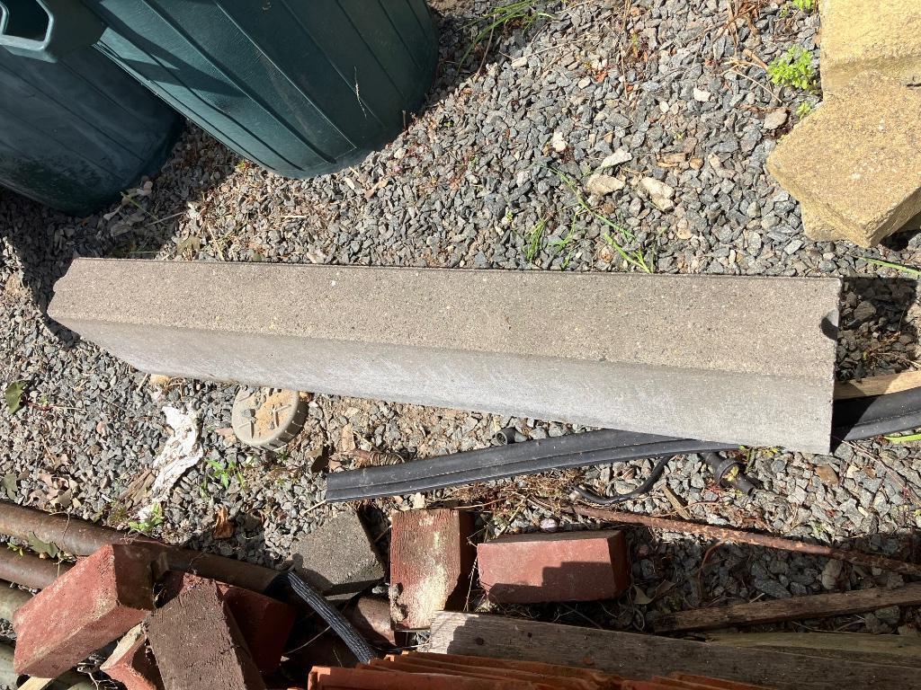Boordsteen 20cm hoog, 10cm dik 1m lang, Ophalen, Gebruikt, 100 tot 200 cm, Minder dan 25 cm