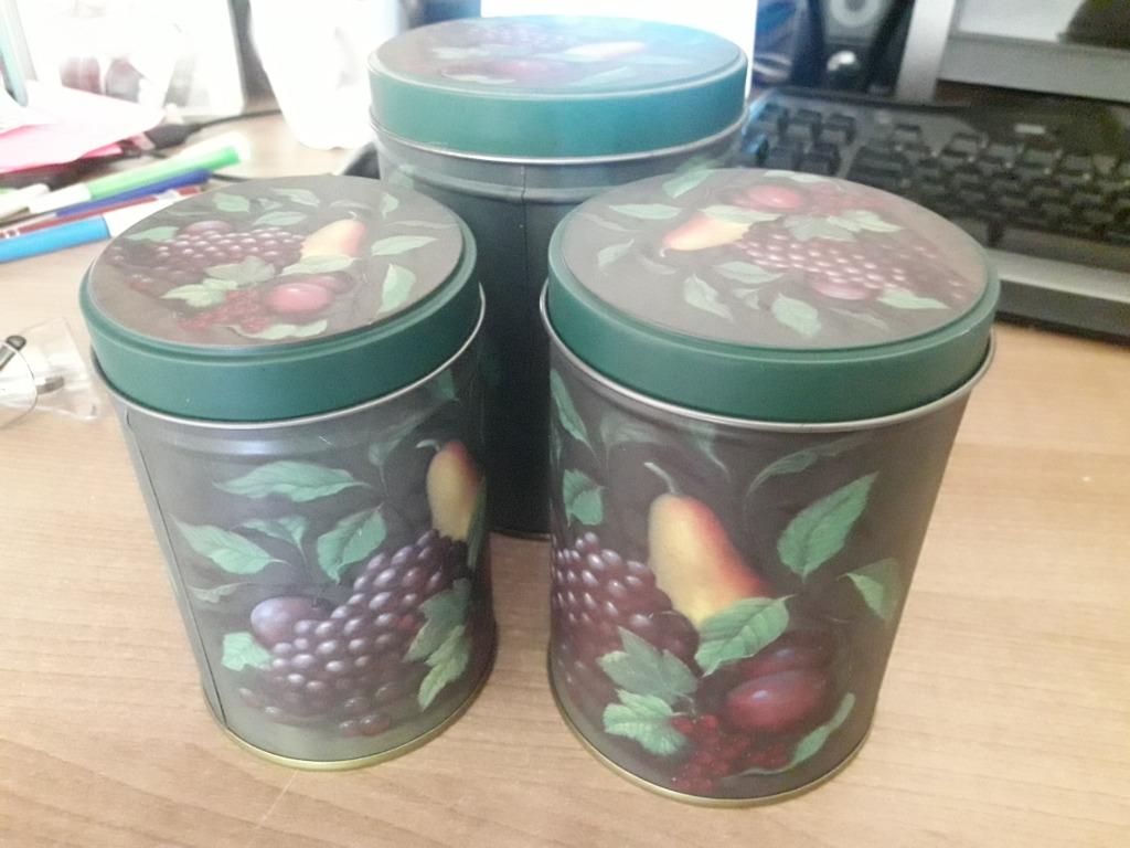 Drie blikken dozen, Ophalen of Verzenden, Nieuw, Overige, Overige merken