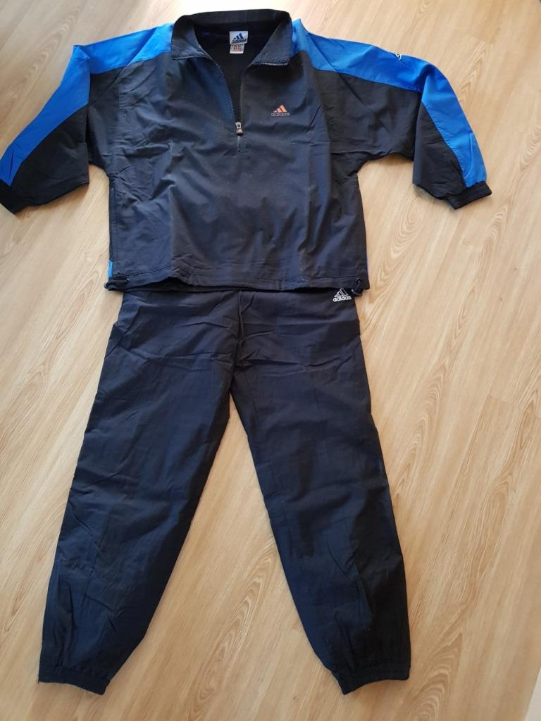 Schitterende Adidas training zwart-blauw nieuw niet gedragen, Zwart, Nieuw, Ophalen of Verzenden, Adidas