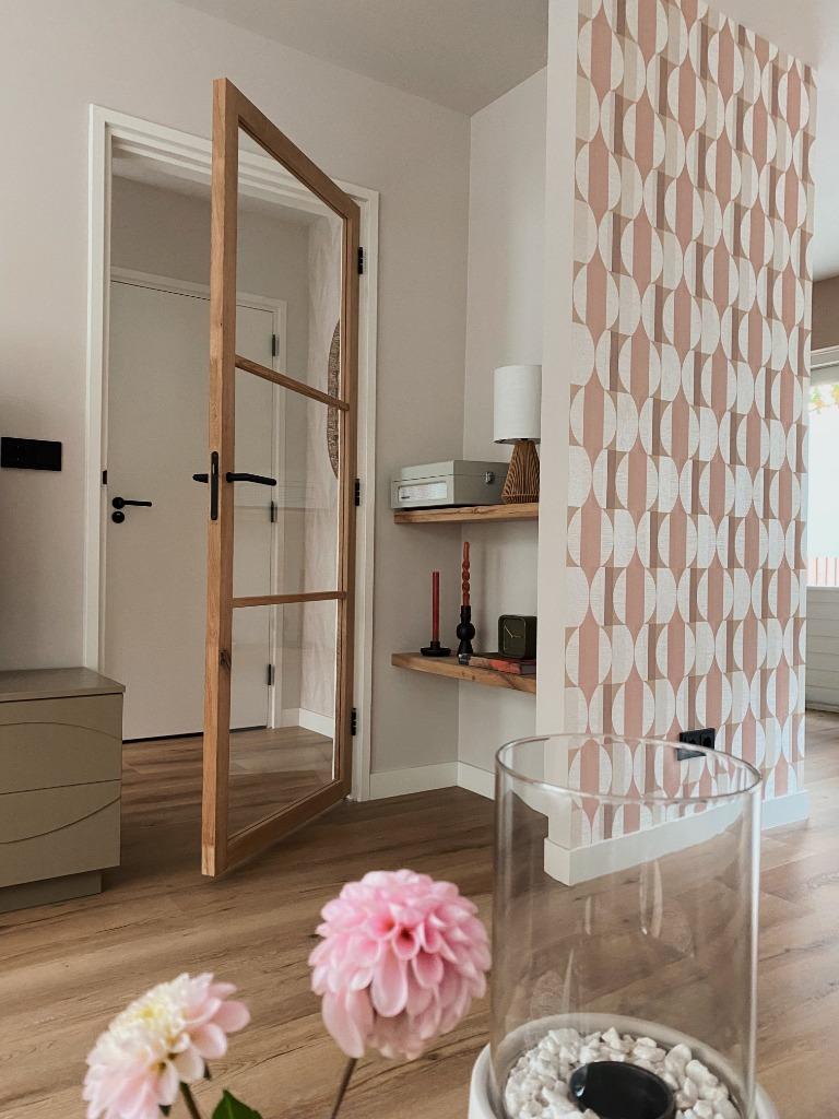 Eiken deur met glas | Binnendeur Varik | Op voorraad, Bricolage & Construction, Neuf, Enlèvement ou Envoi, Porte intérieure, Verre