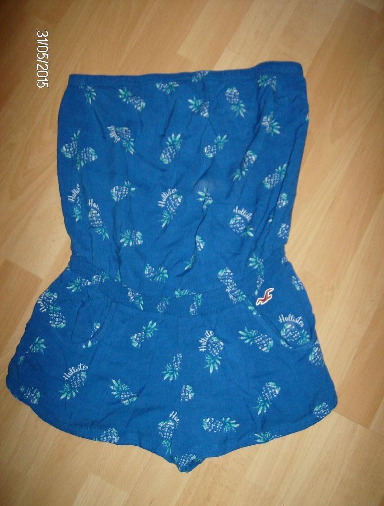 broekpak blauw merk hollister - maat m, Taille 38/40 (M), Enlèvement ou Envoi, Porté, Bleu