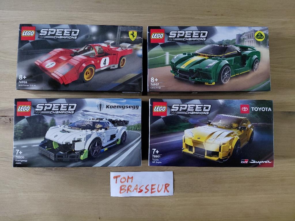 Lego Speed Champions - 76900, 76901, 76906, 76907 (NIEUW), Enlèvement ou Envoi, Neuf, Ensemble complet, Lego