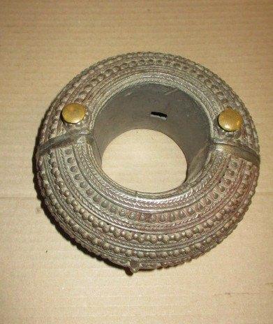 Ancien Bracelet Africain Manille Monnaie esclave, Envoi