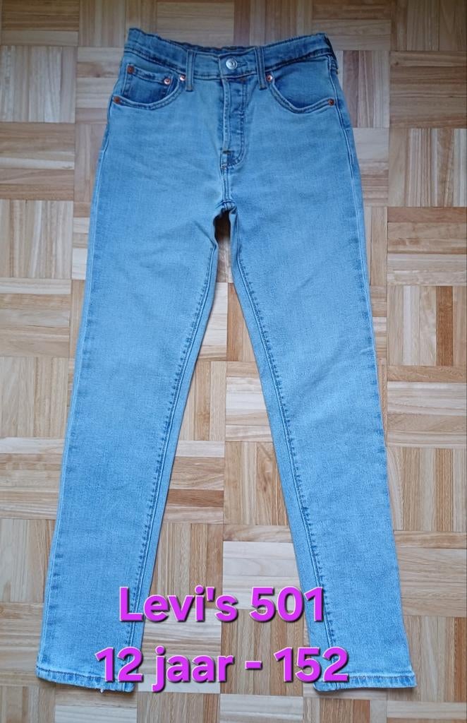 Jeans Levi's 501 maat 12 jaar - 152, Ophalen of Verzenden, Zo goed als nieuw, Levi's, Broek