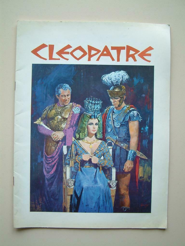 Livret original du film Cléopâtre de Joseph Mankiewicz 1963, Collections, Cinéma & Télévision, Utilisé, Film, Enlèvement ou Envoi
