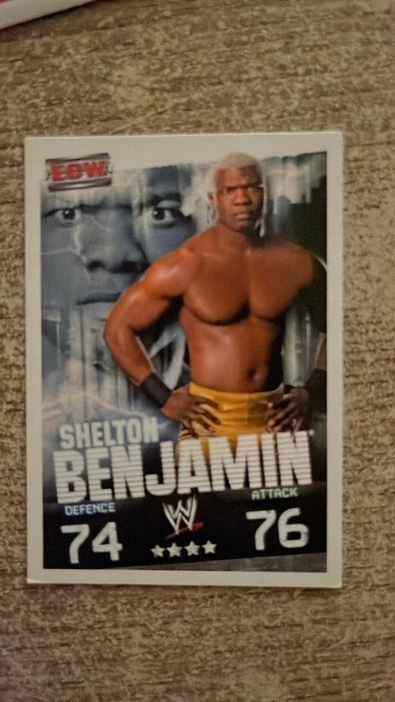 Kaart Shelton Benjamin SLAM ATTAX 2008, Ophalen of Verzenden, Zo goed als nieuw