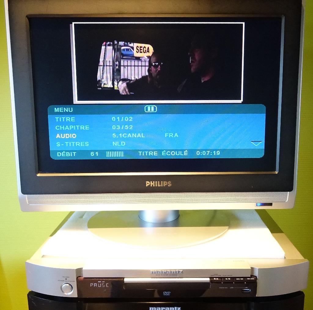 Marantz Dv 4003 dvd-speler, cd TBE 30 dagen garantie, Ophalen of Verzenden, Zo goed als nieuw, Dvd-speler, Overige merken