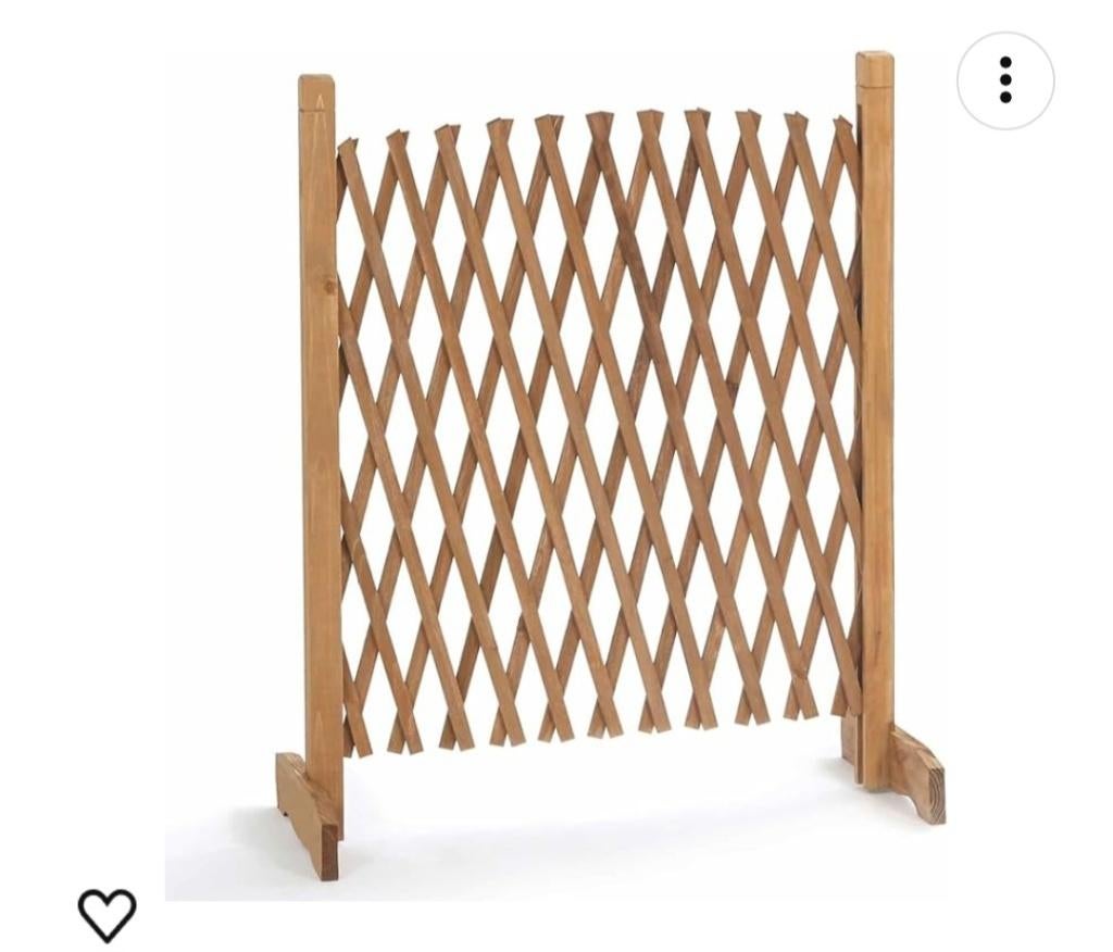 Uitschuifbaar hekje hout, Enlèvement, Neuf