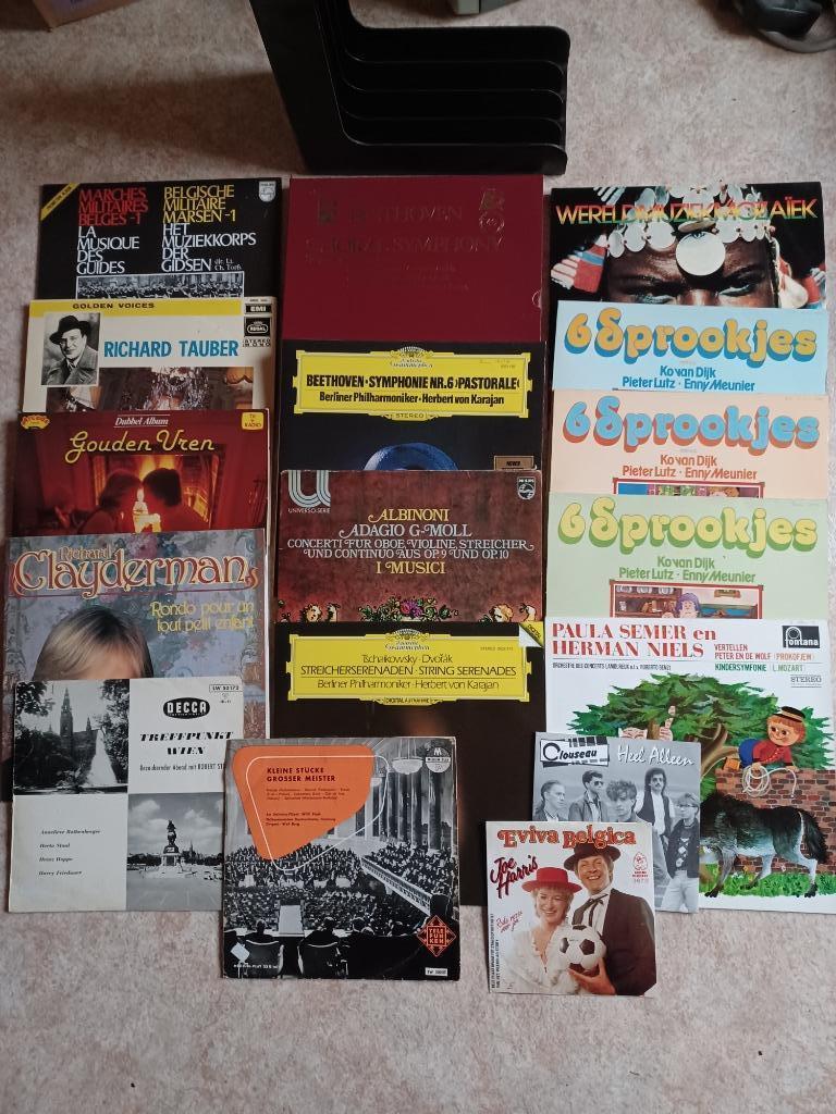 25 vinyl platen klassiek, sprookjes en andere, Cd's en Dvd's, Vinyl | Klassiek, Ophalen, Gebruikt