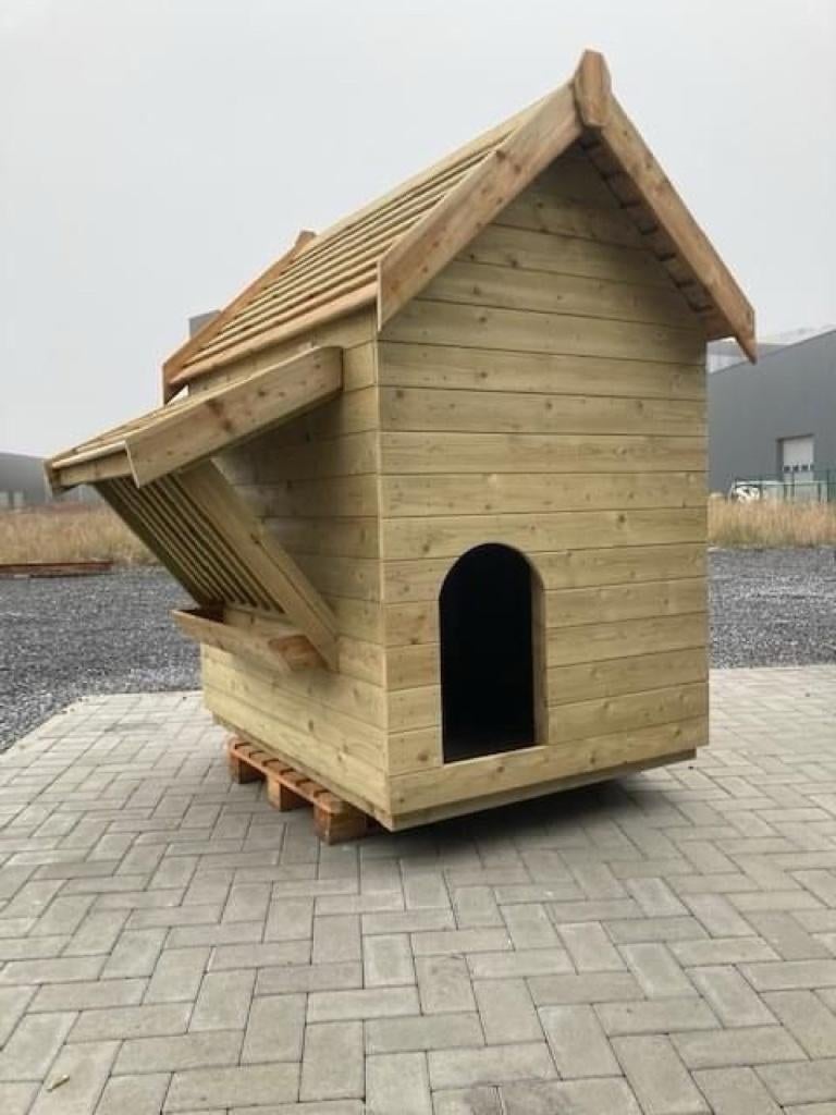 Geitenhok Zander Met Hooiruif, Dieren en Toebehoren, Ophalen of Verzenden, Nieuw