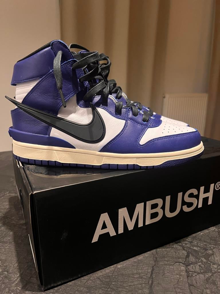 Nike Dunk high ambush 44 Royal blue, Ophalen, Zo goed als nieuw