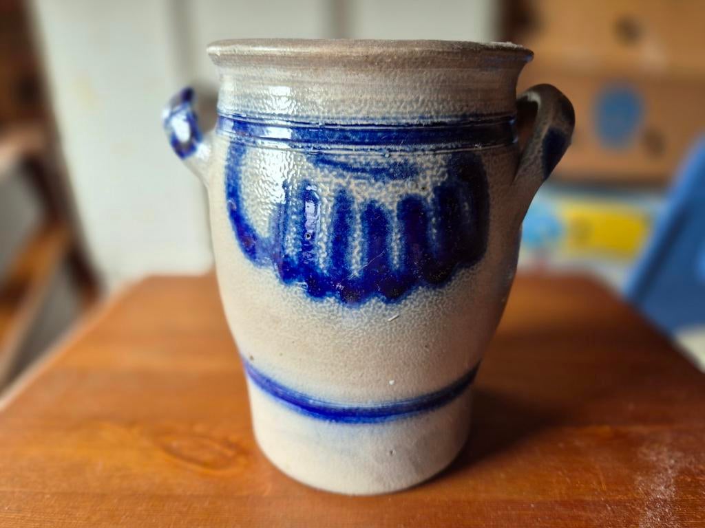 Vintage aardewerkpot 3, Antiek en Kunst, Ophalen of Verzenden