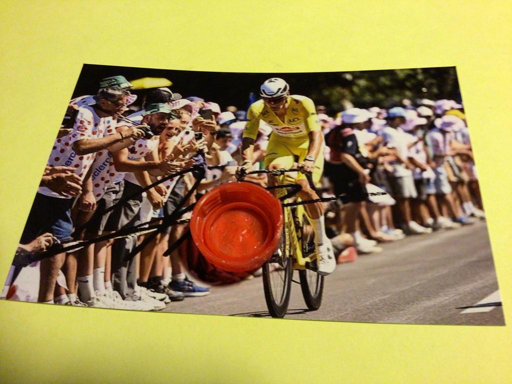 wielerfoto 2025  team alpecin mathieu van der poel, Envoi, Comme neuf