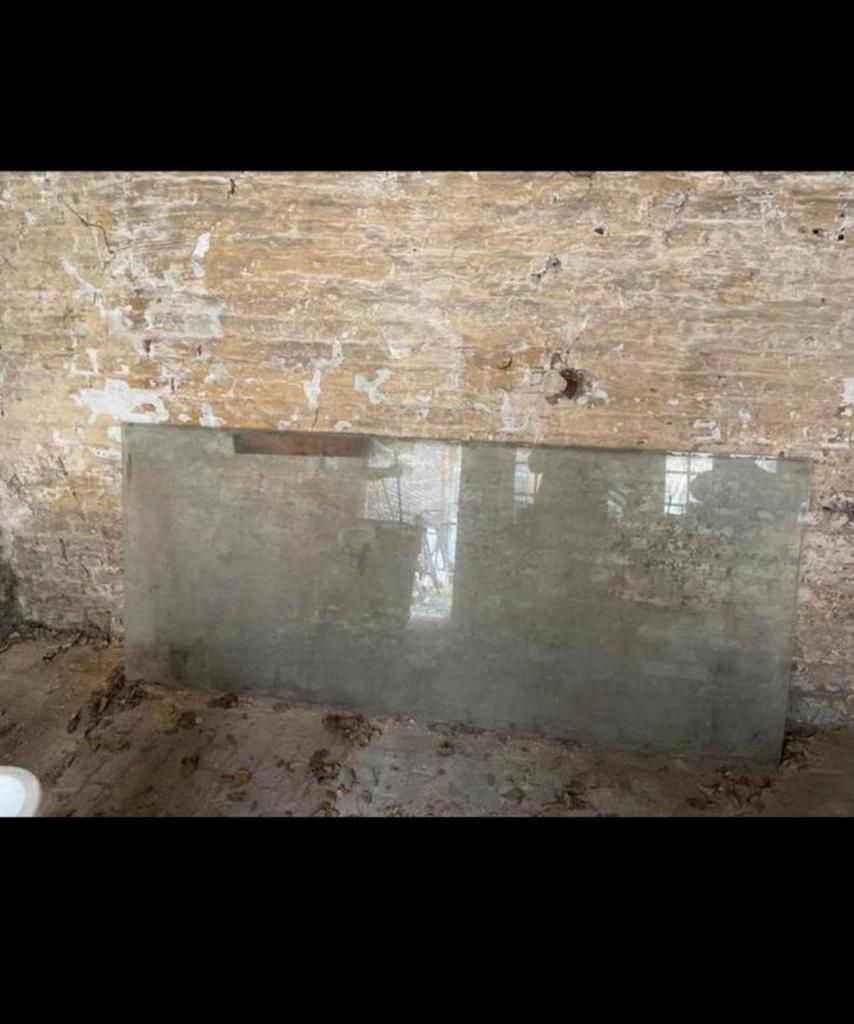 Glas 220x95, Doe-het-zelf en Bouw, Ophalen, Gebruikt