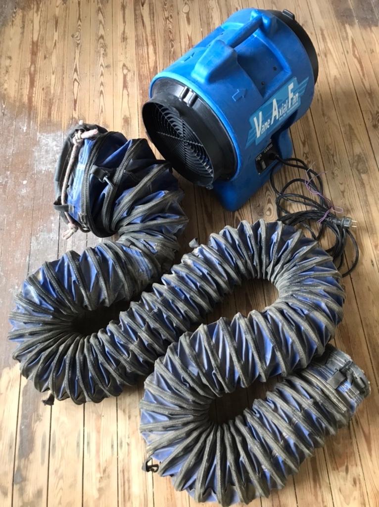 bouwventilator, Doe-het-zelf en Bouw, Ophalen, Zo goed als nieuw, Ventilator