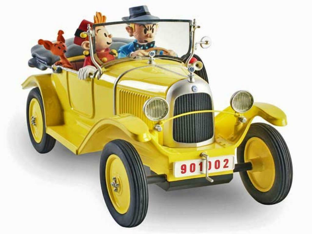 robbedoes / Spirou Citroën 5HP Garage Franquin, Ophalen of Verzenden, Guust of Robbedoes, Nieuw, Beeldje of Figuurtje