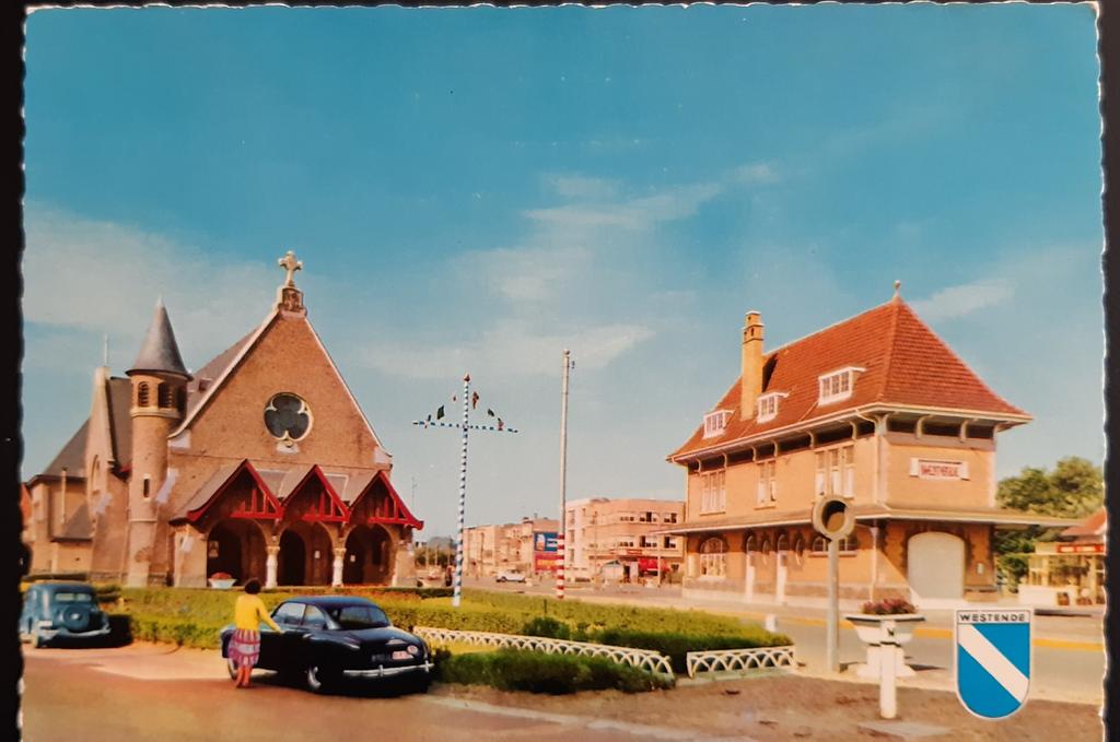 Carte WESTENDE Arret du TRAM VINTAGE des années 1960, Enlèvement ou Envoi