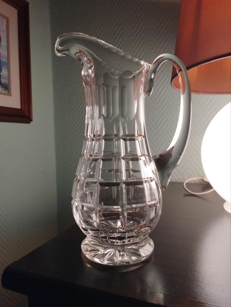 Carafe à eau cristal, Ophalen
