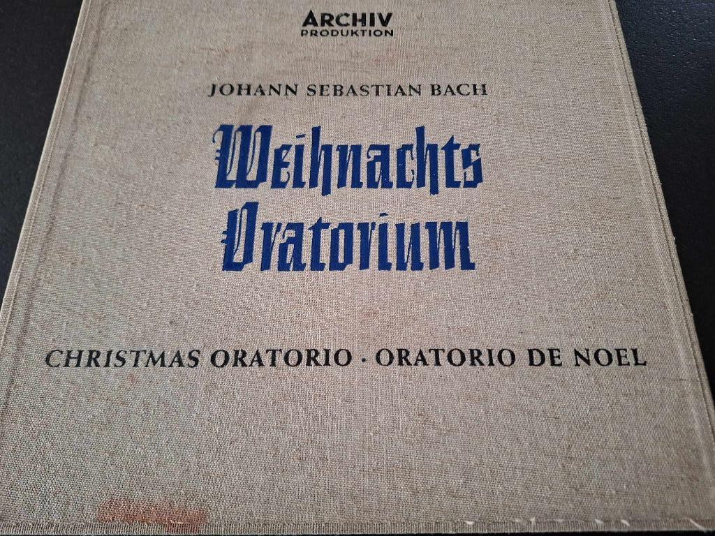 Bach / Lehmann - Christmas Oratorio Box 4 x Lp's Vinyl, 12 pouces, Baroque, Enlèvement ou Envoi, Chant