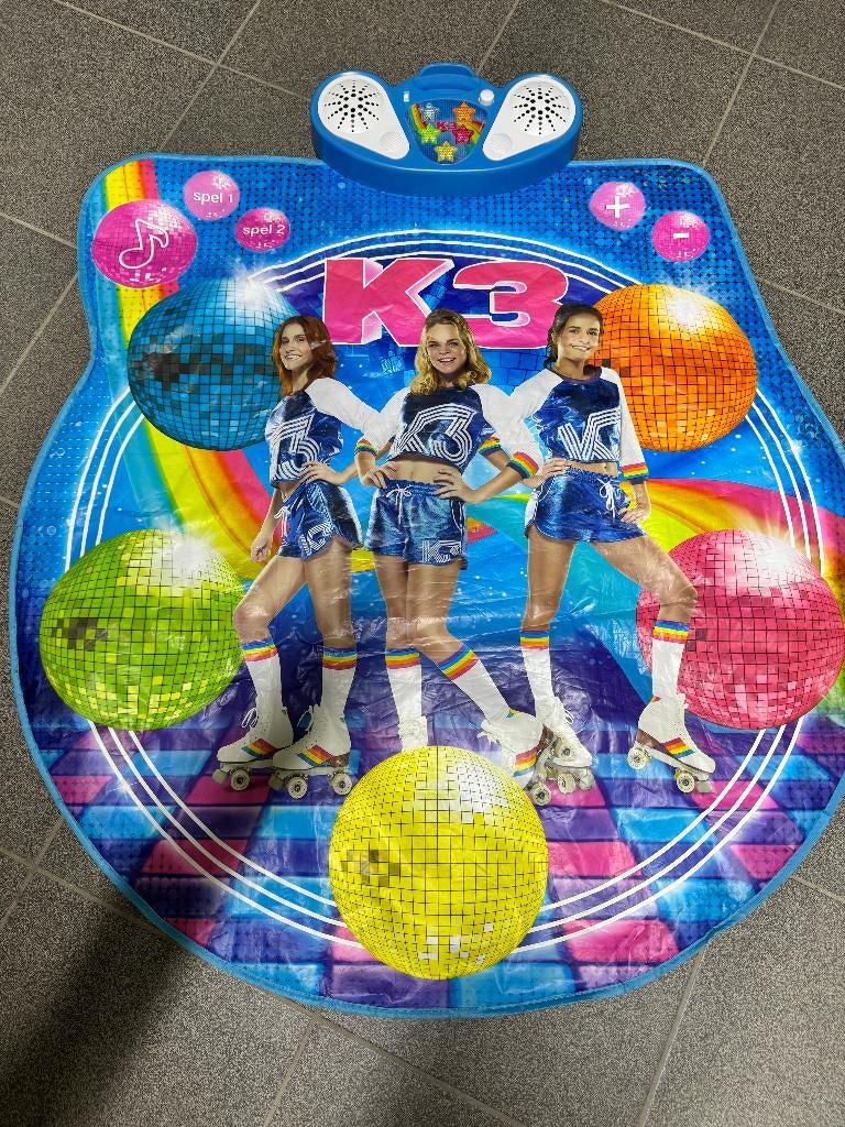 K3 dansmat Rollerdisco, Ophalen, Zo goed als nieuw