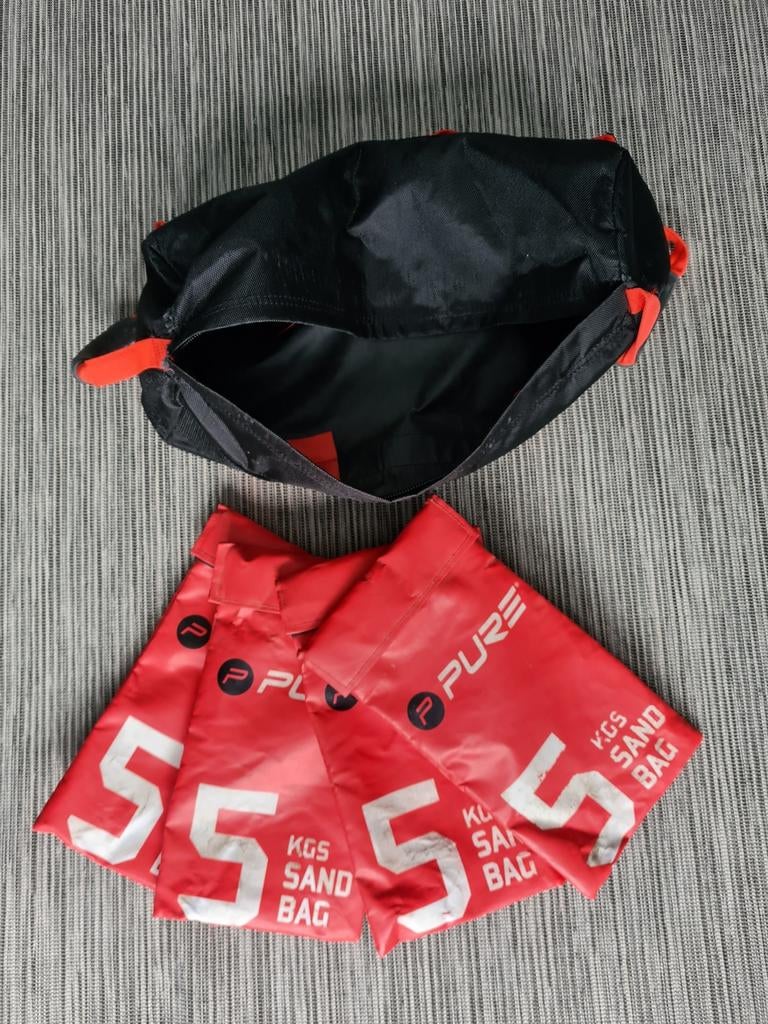 Fitness Sandbag (tot 20kg vulbaar), Ophalen, Zo goed als nieuw, Benen, Overige typen