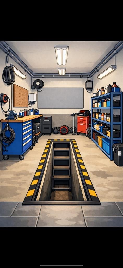 Garage avec fosse a louer a l heure region 6001