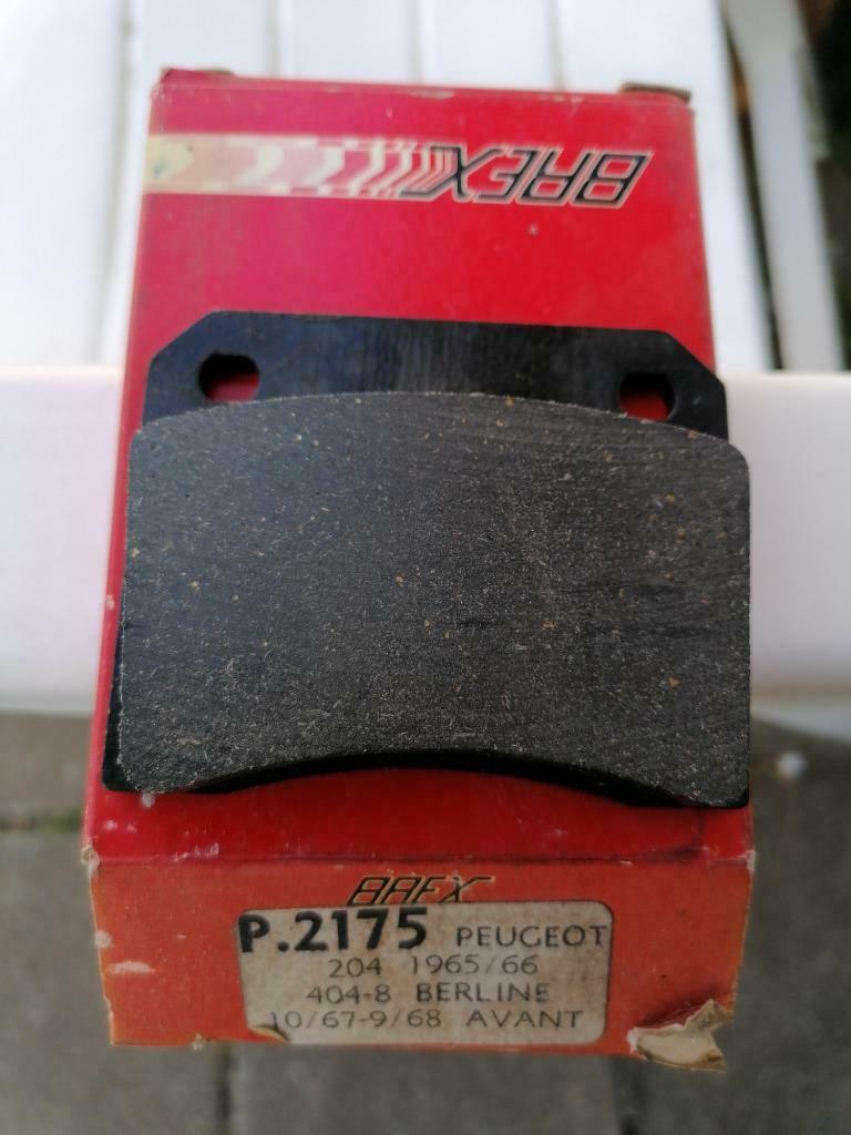 Peugeot 204 404 remblokken, Envoi, Neuf, Pièces Oldtimer ou Ancêtre