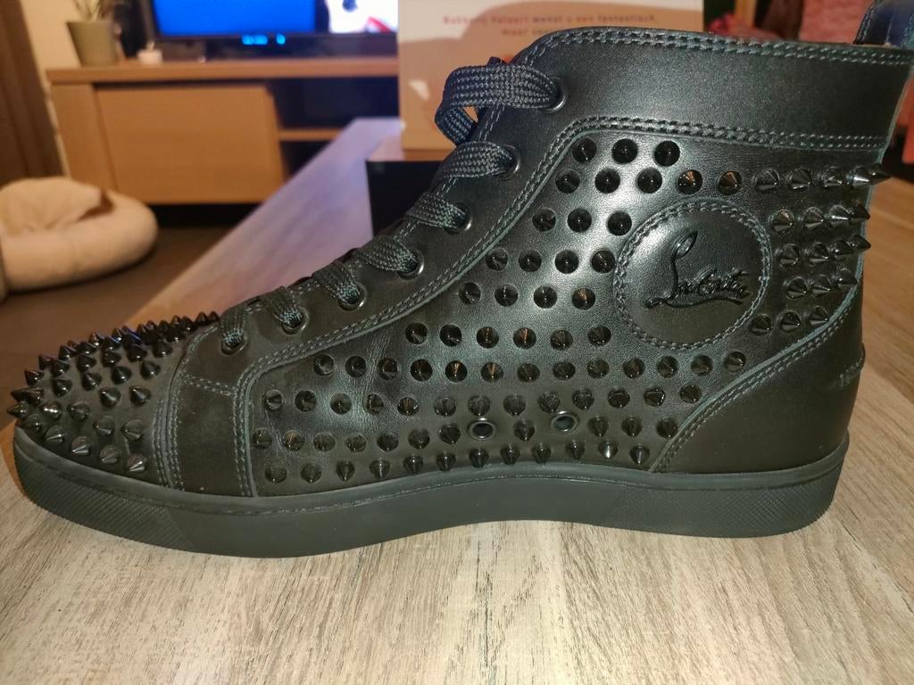 Christian Louboutin, Enlèvement, Comme neuf, Noir, Baskets