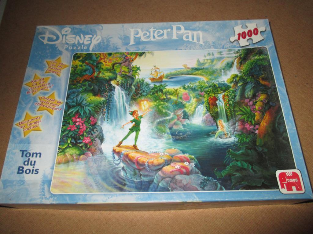 puzzel Disney Peter Pan van Tom du Bois merk Jumbo, Enlèvement ou Envoi, 500 à 1500 pièces, Utilisé, Puzzle