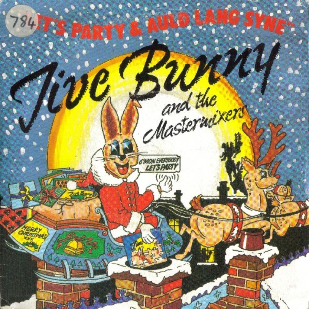 Maxi single Jive Bunny - Let's party & auld lang syne, Ophalen of Verzenden, 12 inch