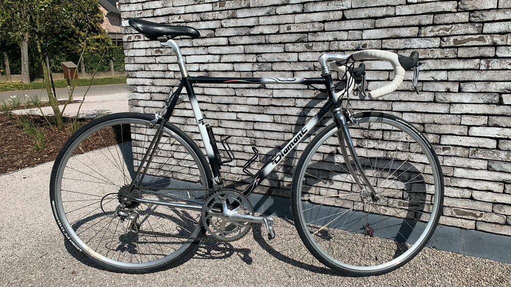 Retro kiersfiets Diamant met campagnolo afwerking, Gebruikt, 26 inch, 15 tot 20 versnellingen, 57 tot 61 cm