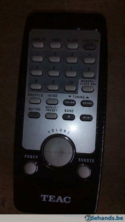 Afstandsbediening    TEAC  RC858, Ophalen of Verzenden, Gebruikt