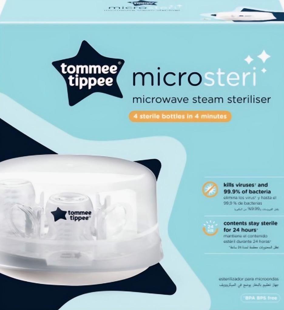 Tommee Tippee flessen sterilisator voor de magnetron, Kinderen en Baby's, Ophalen of Verzenden, Zo goed als nieuw, Sterilisator
