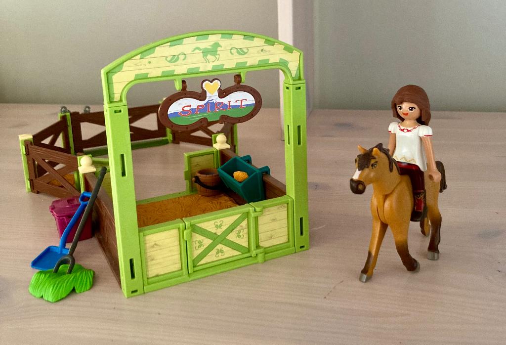 PLAYMOBIL stal spirit, Kinderen en Baby's, Speelgoed | Playmobil, Ophalen of Verzenden, Zo goed als nieuw, Complete set
