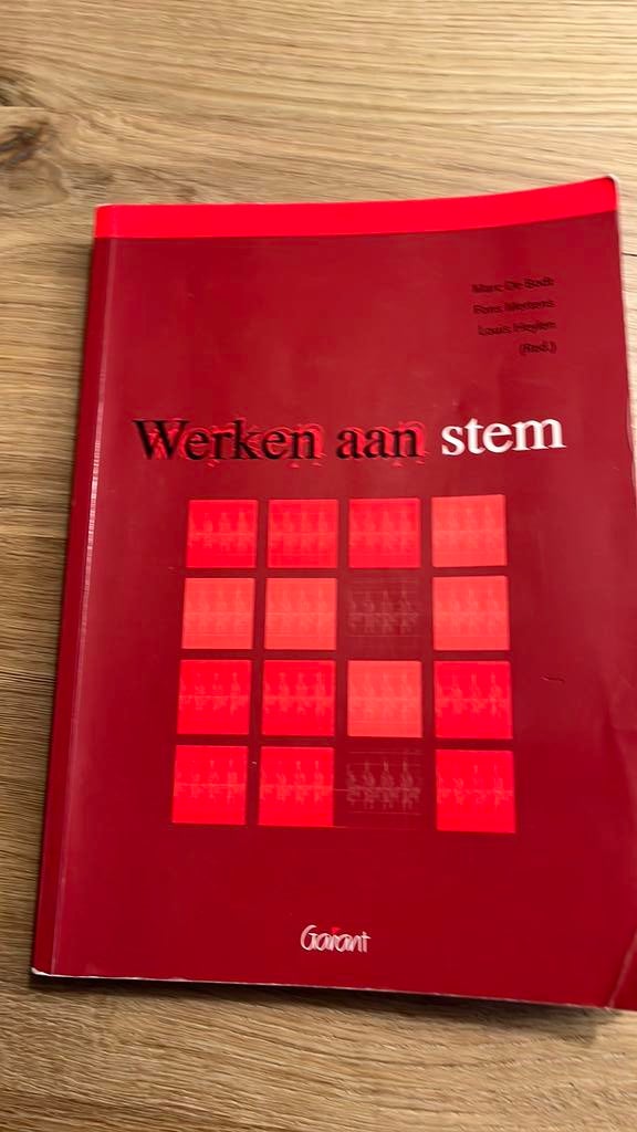 M. Bodt - Werken aan stem, Ophalen, M. Bodt; F. Mertens; L. Heylen